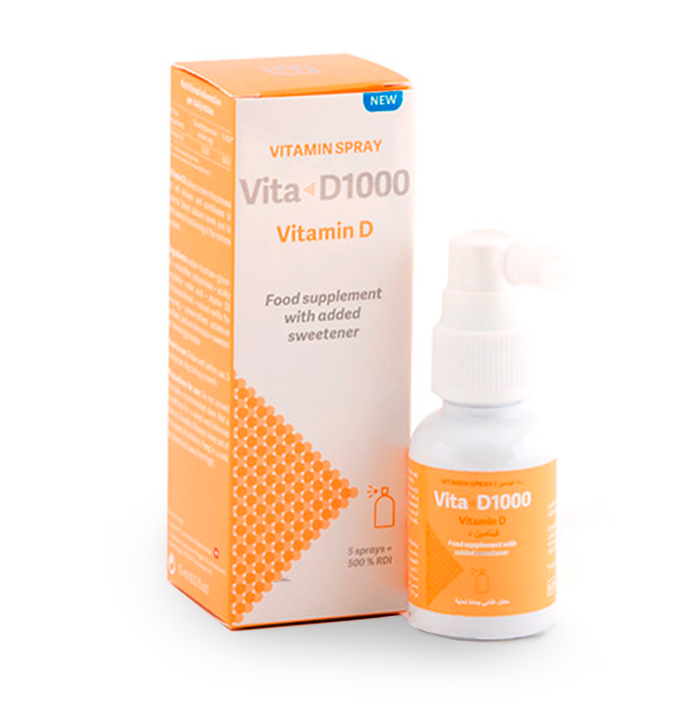 Vitamina en spray, Vita D1000 - Vitamina D