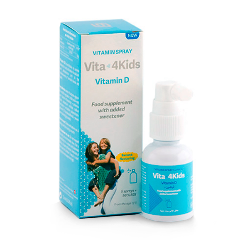 Vitamina en spray, Vita 4Kids - Vitamina D